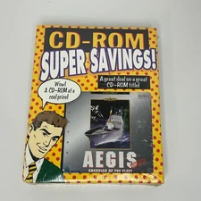 Aegis: Guardian of the Fleet 1994 PC GAME Complete CD- ROM 