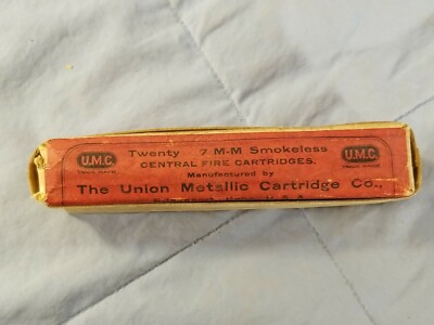 EMPTY Vintage The Union Metallic Cartridge Co. Bridgeport CT 7 M-M