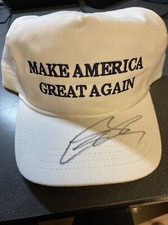 Eric Trump Signed Autographed Official MAGA Hat PROOF Future President?