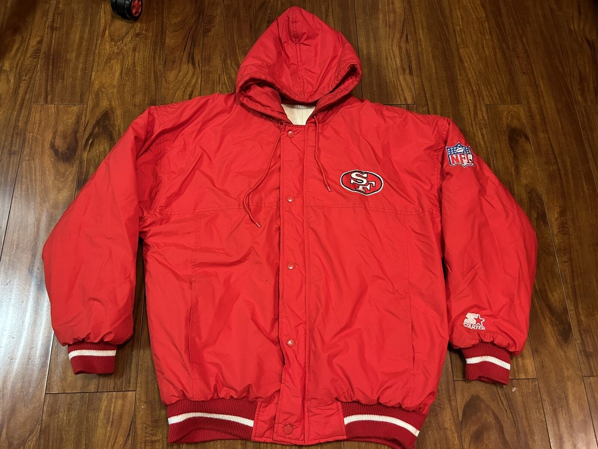 Vintage San Francisco 49ers Starter Jacket Mens Medium Red Vintage San Francisco 49ers Starter Jacket Mens Medium Red