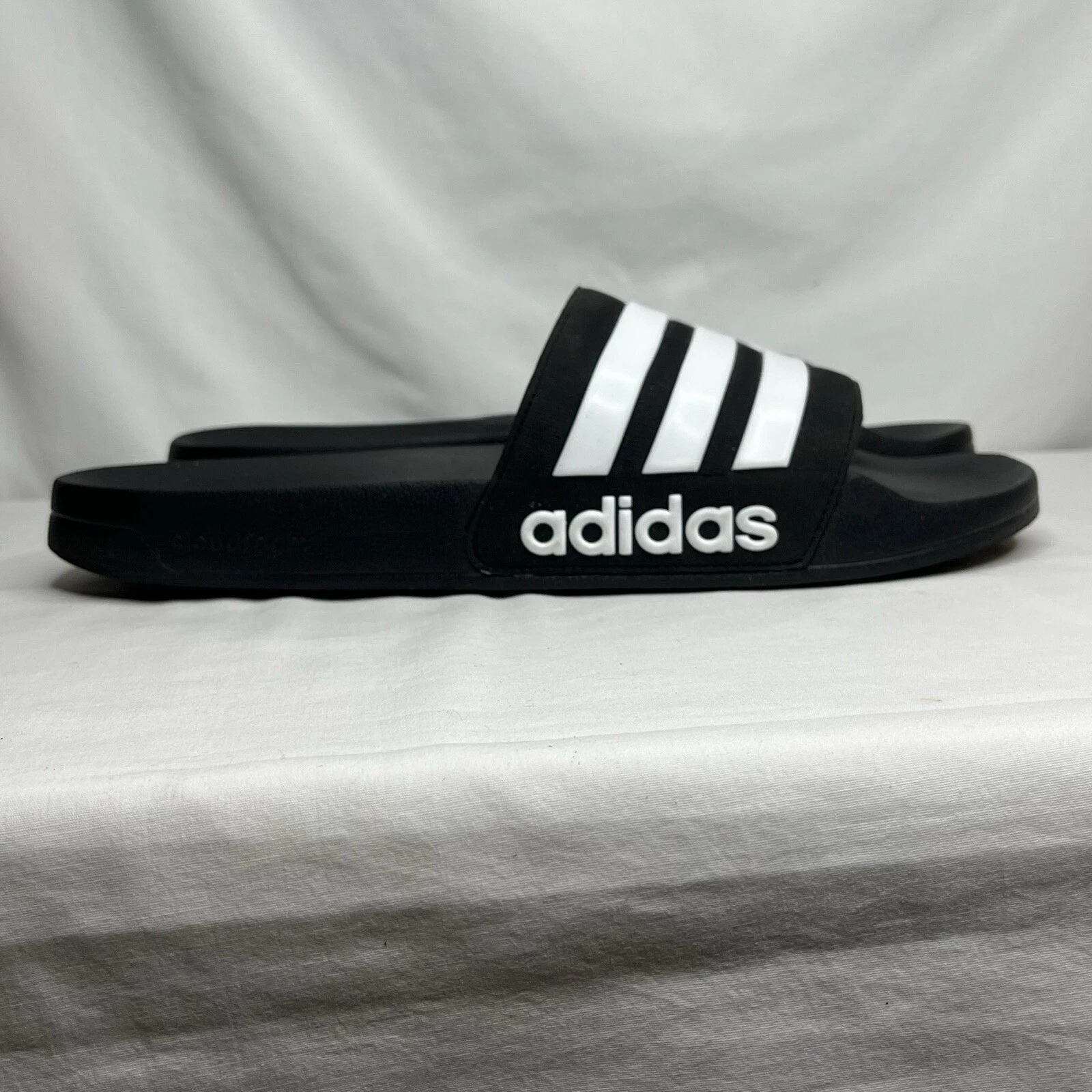 Adidas Adilette Sandalo Doccia Slides Uomo Taglia 18 Nero con Scatola
