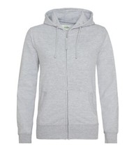 Zip Up Hoodie Awdis Zoodie JH055 Grey Medium