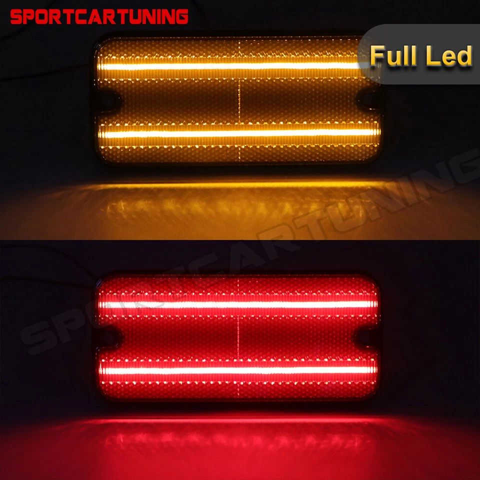 Luces LED laterales para 68-72 Chevrolet C10 Chevy GMC C15 C1500 Pickup Blazer Foto 2 de 4