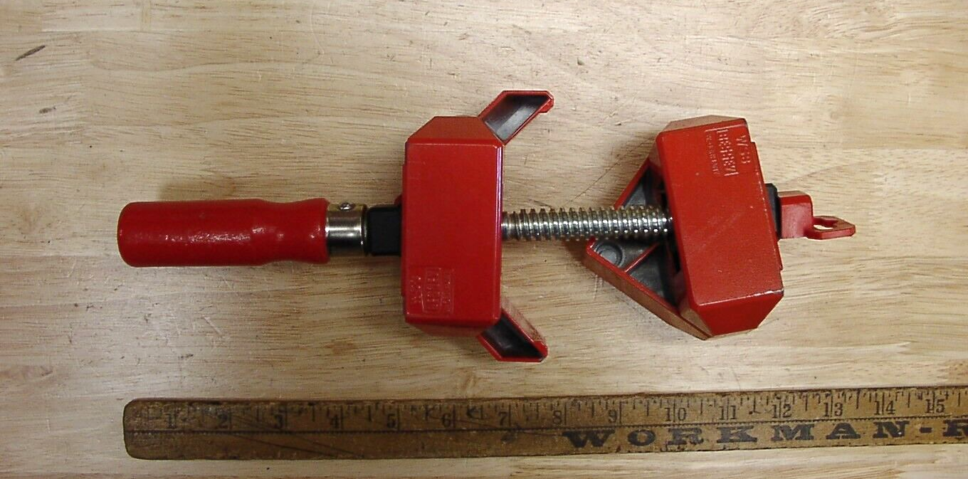 Vintage Bessey WS3 Wood Handle Corner Clamp,Made In W.Germany113/4