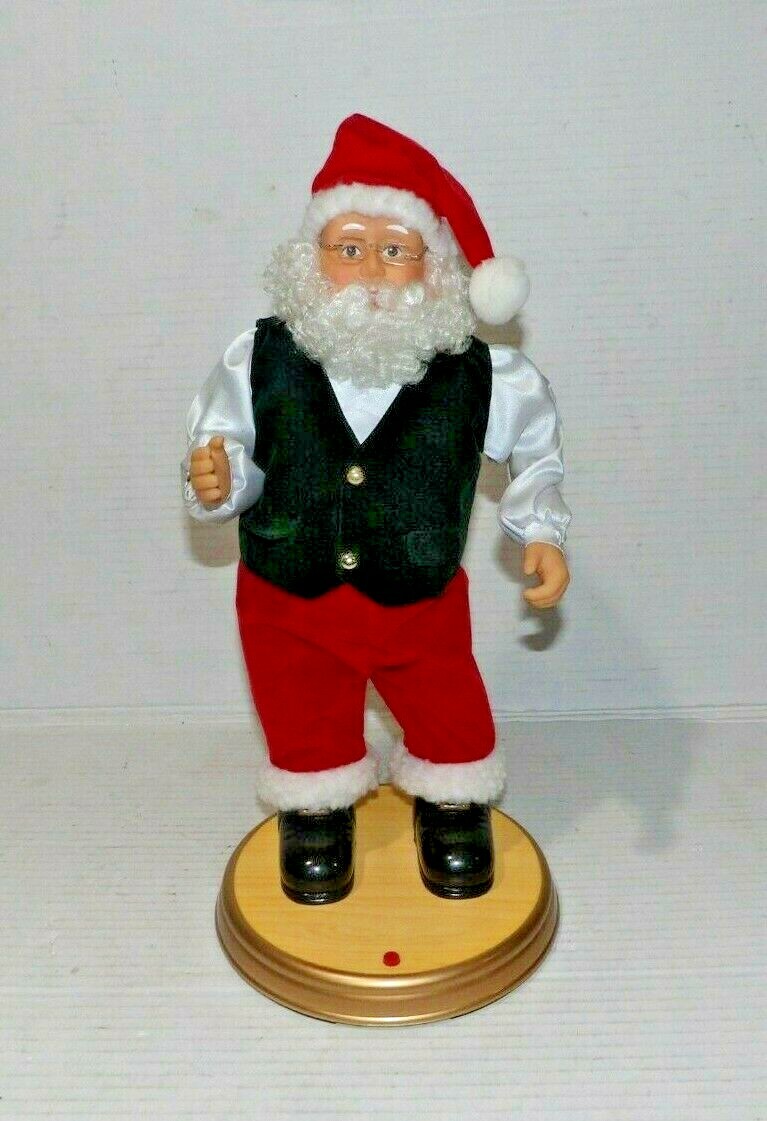 17" Tall Gemmy 131 22 Animated Hip Swinging Santa Sings. Works