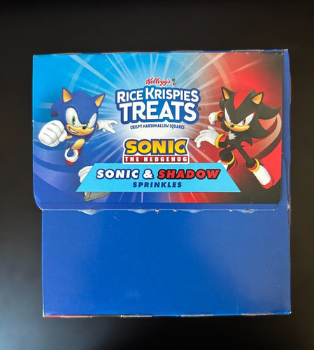 Sonic The Hedgehog Movie 3 Rice Krispies Treats Brand New SOLD OUT Fast Ship - Picture 6 of 6