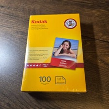 Kodak Premium Photo Paper 100 Sheets 4x6 Gloss Instant Dry NEW-SEALED