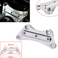 1"Chrome Handlebar Riser Top Clamp For Harley 97-19 Electra Road Glide FLHX FLHR