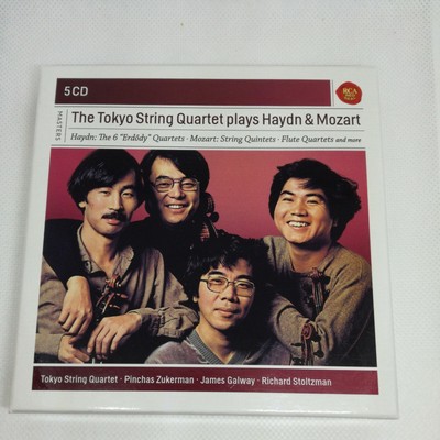 The Tokyo String Quartet Plays Haydn & Mozart.Pinchas Zukerman, James Galway 5CD