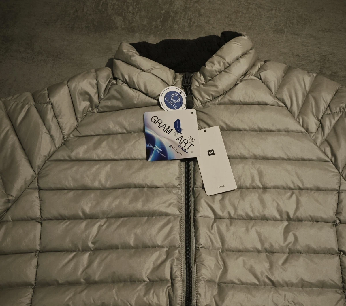 Doudoune Légère Femme Nenette - Couleur Bleu/beige, Taille 46 IT, Occasion Très Bon état