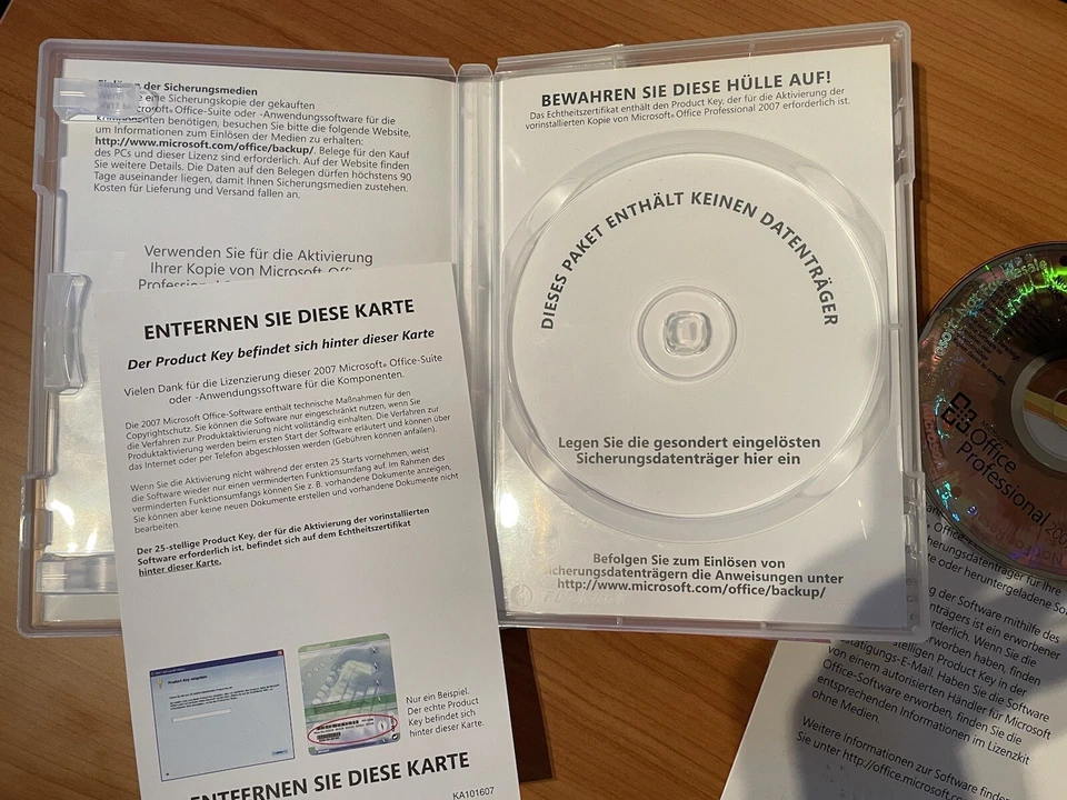 MS Office 2007 Pro Vollversion | CD | DE - Bild 2 von 4