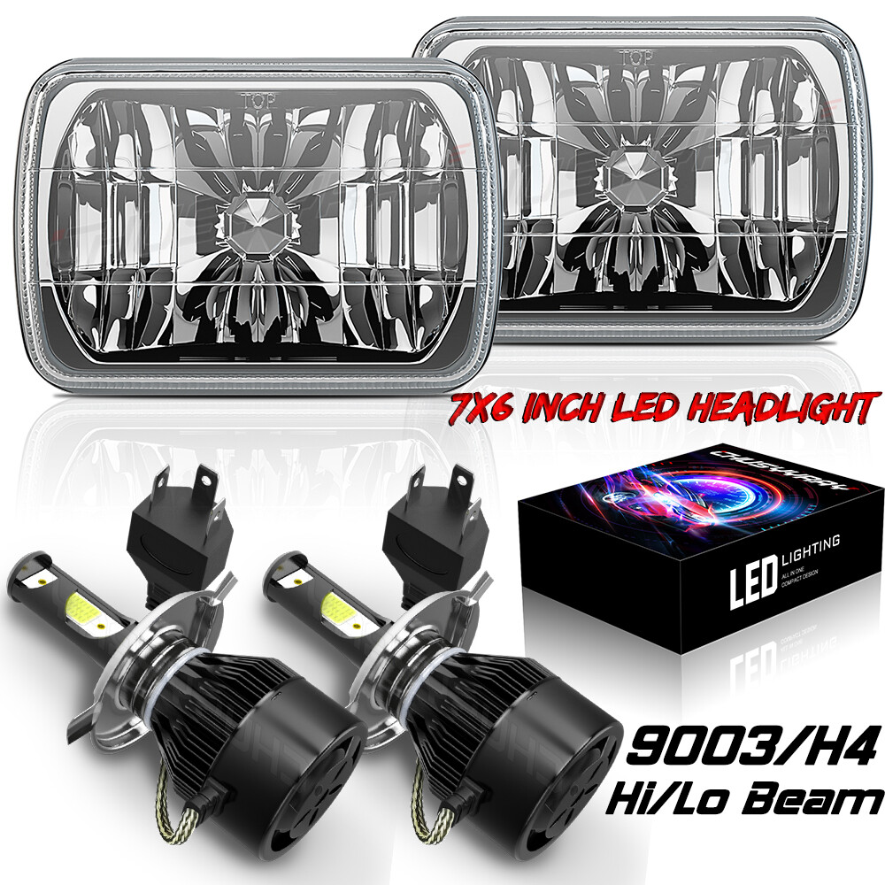 Faro LED 5x7, H4 7 Pollici Faro Quadrato A LED Ad Alta Luminosità 5x7