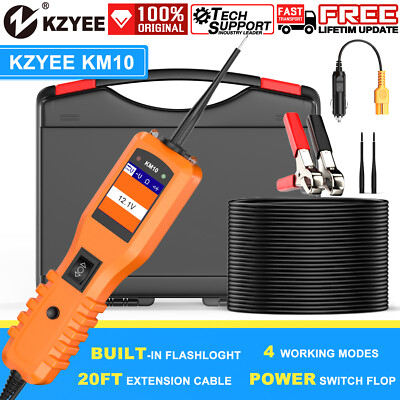 Kzyee KM10 Car 12V&24V Electrical Circuit Tester Probe AVOmeter Diagnostic Tool