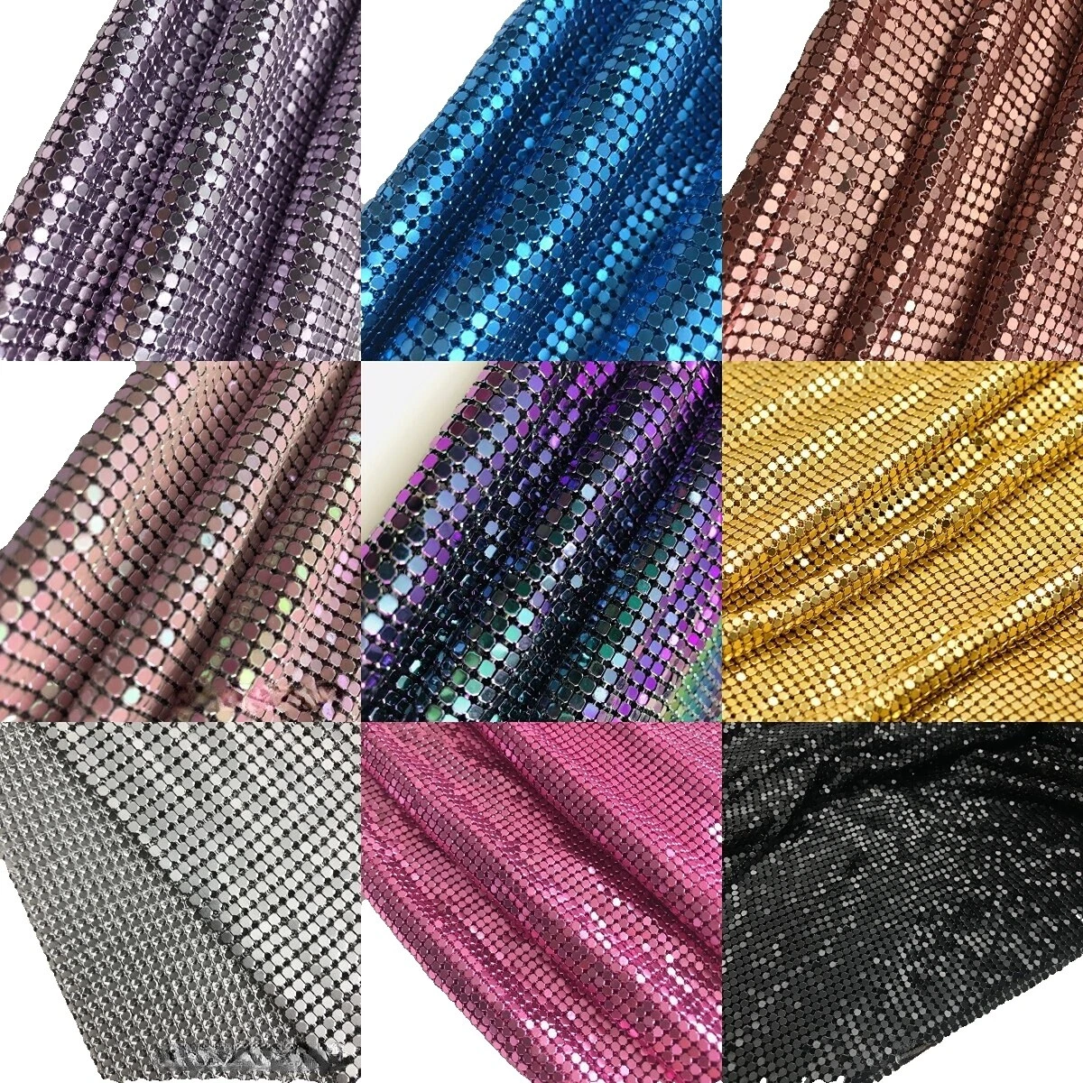Sequin Solid-Glitter Crafts Craft Fabrics