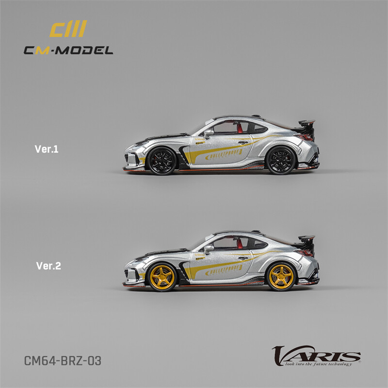 ミニカー 1/64 SUBARU BRZ VARIS ARISING-1 1/64 CM Model Subaru BRZ Varis BRZ ARISING-1 White CM64-BRZ