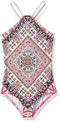 Billabong Girls' Big Moon Tribe One Piece Swimsuit - Size 10 | eBay