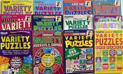 Penny Press Fill-In Puzzle Books, 16 Pack, Word Puzzle Volumes - Foto 10