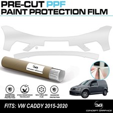Front Bumper Stone Chip Guard PPF Paint Protection Film for VW Caddy 15-20