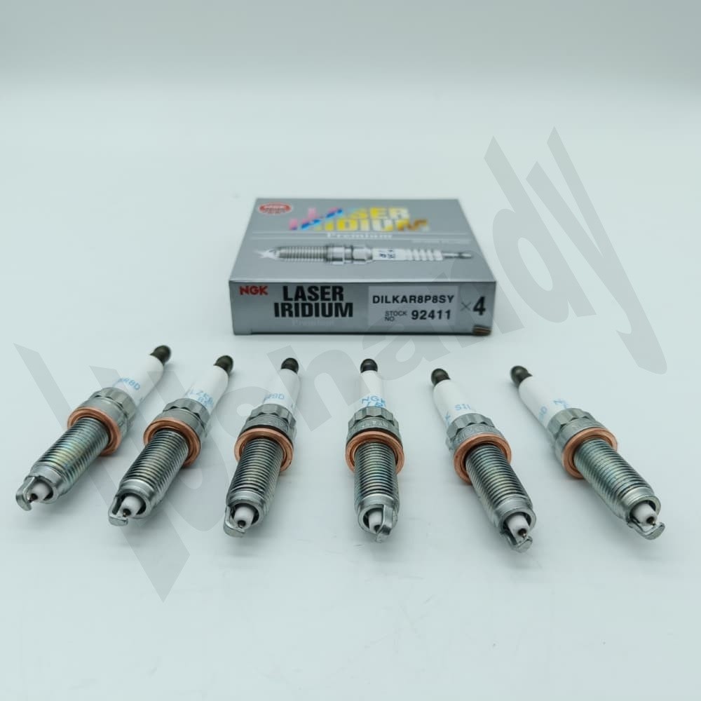 6x NGK Laser Iridium two step colder spark plugs for BMW N54 3.0L 135i 335i 535i