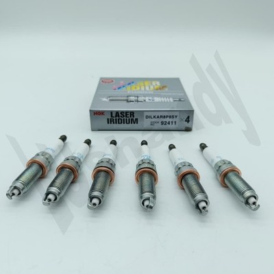 6x NGK Laser Iridium two step colder spark plugs for BMW N54 3.0L 135i 335i 535i