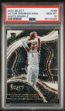 2023 PANINI SELECT WHITE SPARKLE #288 VICTOR WEMBANYAMA PSA 10
