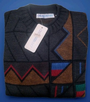 Herren Pullover Langarm Wolle Rundhals