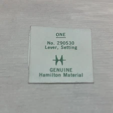 Hamilton Setting Lever # 290530 cal 721, 995, 995A, 997