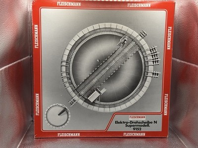Fleischmann 9152 N Drehscheibe OVP FULL SET +Kontrollzettel GEPRÜFT Sammlerstück