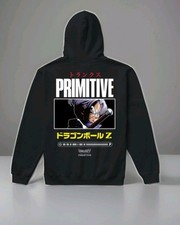 Primitive Dragon Ball Z RESISTANCE BOXY Black Hoodie Heavyweight Size 2XL NWT