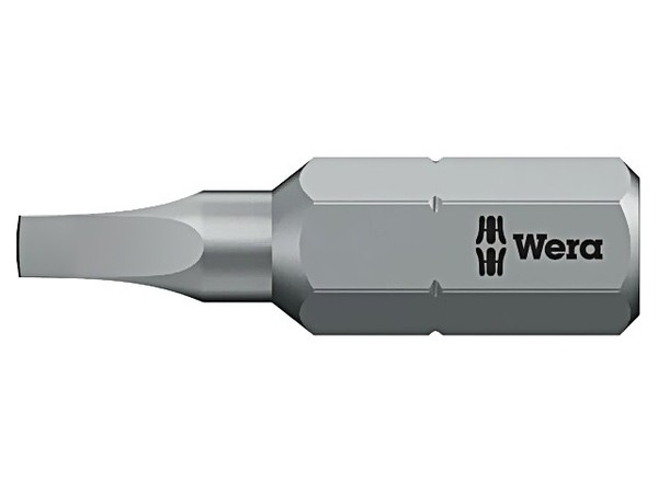 "05066395001 Bit Quadrat #00 L. Ges: 25Mm Befestigung: 1/4\" (D6,3 Mm) Wera"-image