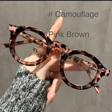 Retro Round Glasses Stylish Trendy Design, Simple Fashion Unisex Optical Frames