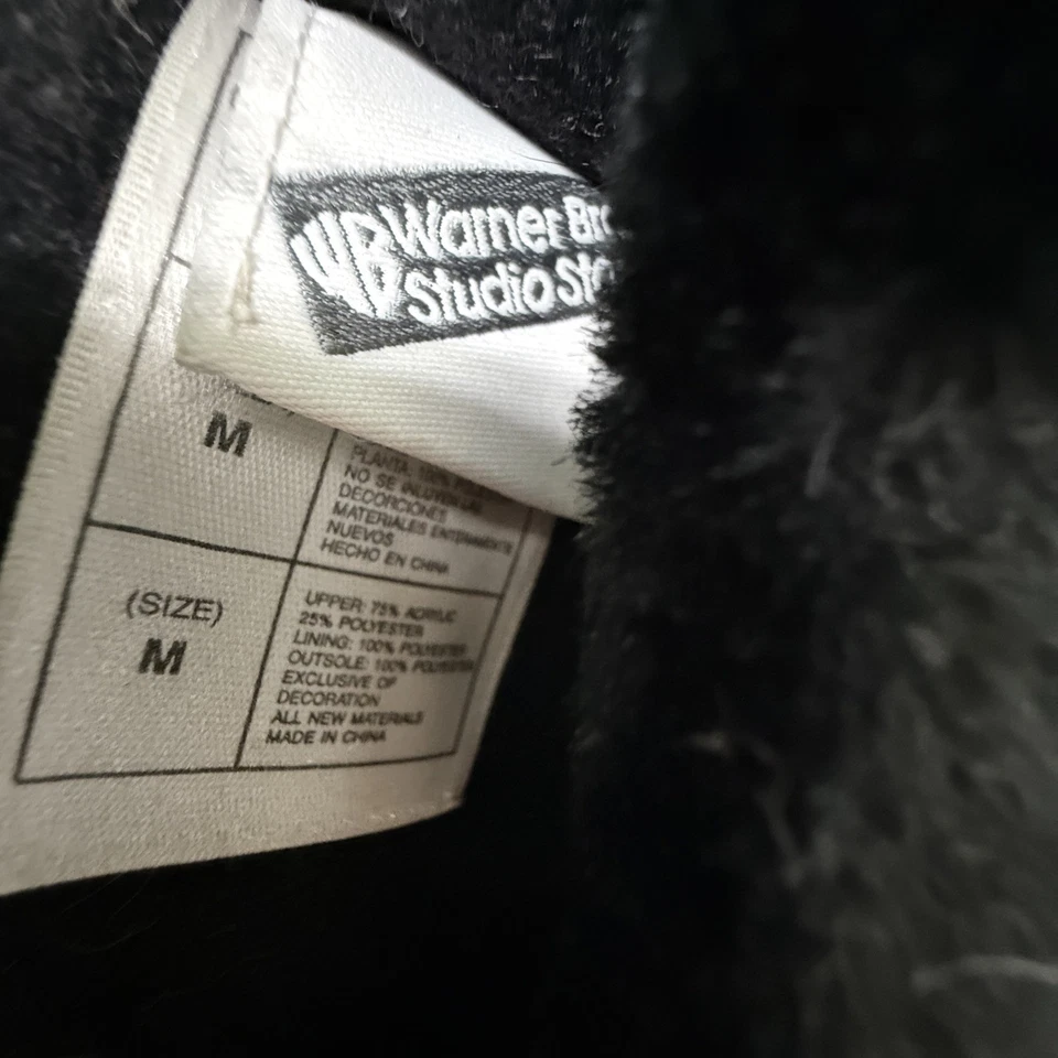 Новый DC Comics супер герой Бэтмен летучая мышь логотип взрослых плюшевые тапочки темный рыцарь M новый с Ярлыками - Изображение 3 из 3