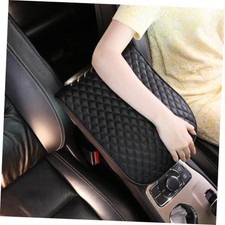 Large Car Arm Rest Cover Pad, 13.8x10.7x2.2 Black Large 13.8x10.7x2.2 inch 
