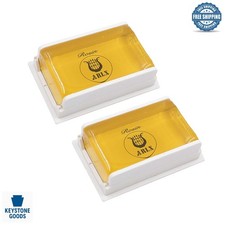 2 Pack Natural Low Dust Rosin for Violin, Viola  Cello