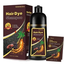 Hair Dye Shampoo 3 in 1 for Women  Men, 100 Gray Coverage Root-to-Tip Colorin...