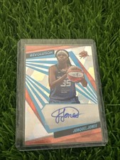 2022 Panini WNBA Revolution Autograph Cubic #23 Jonquel Jones AUTO /50 Sun