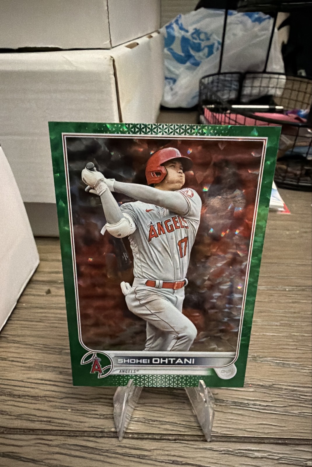 2022 Topps Series 1 - Shohei Ohtani #1 Green Foil /499