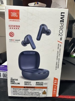 JBL Live Pro 2 TWS Earbuds True Wireless Noise Cancelling Blue
