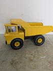 Vintage 70s Tonka Mighty Dump Truck Pressed Steel 3900 Toy Front End Bull Dozer