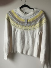NWT Loft Crew Neck Sweater Sz S Cotton Blend