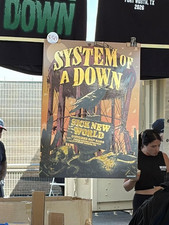 System Of A Down Merch Sick New World Texas 2026 On October 24 2026 Poster