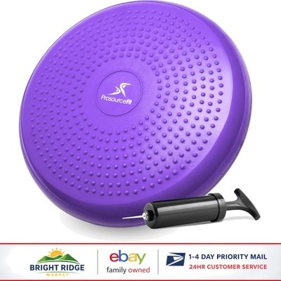 14 Inch Fitness Balance Disc with Pump for Strength and Stability Workouts