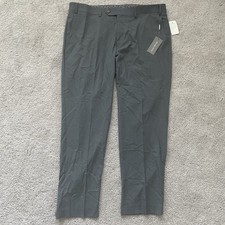 New With Tags Michael Kors Men's Classic-Fit Stretch Dress Pants Grey 38x30