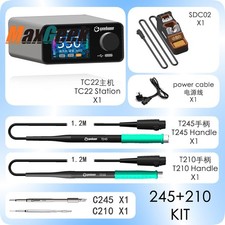 GEEBOON TC22 240W Soldering Station Kit + SDC...