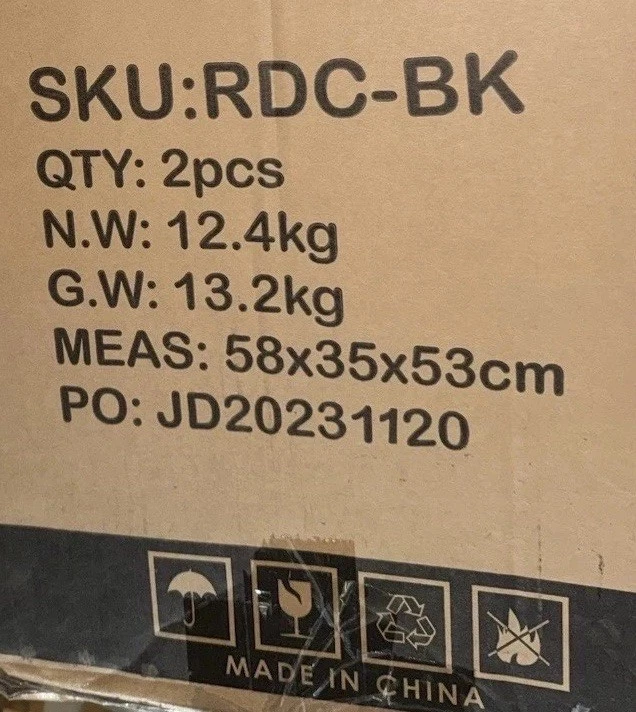 Sillas grises/azules (2 sillas por caja) nuevas Foto 2 de 4
