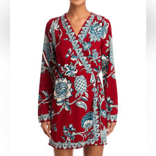 NWT FARM Rio Tropical Landing Mini Wrap Dress Women Size M(MSRP$248)