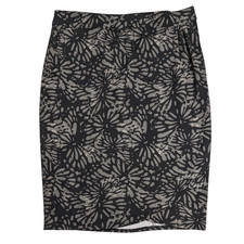RipSkirt Large Wrap Skirt Length 3 Shibori Butterfly Black Gray Swim Cover Up