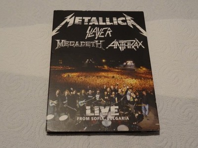 Metallica The Big Four Live 2010 Slayer Megadeth Anthrax Sofia Bulgaria