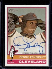 2025 Topps Heritage Dennis Eckersley Real One Auto #ROA-DE Guardians Indians