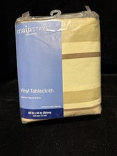 Mainstays Vinyl Tablecloth Oblong 60 X 84 In
